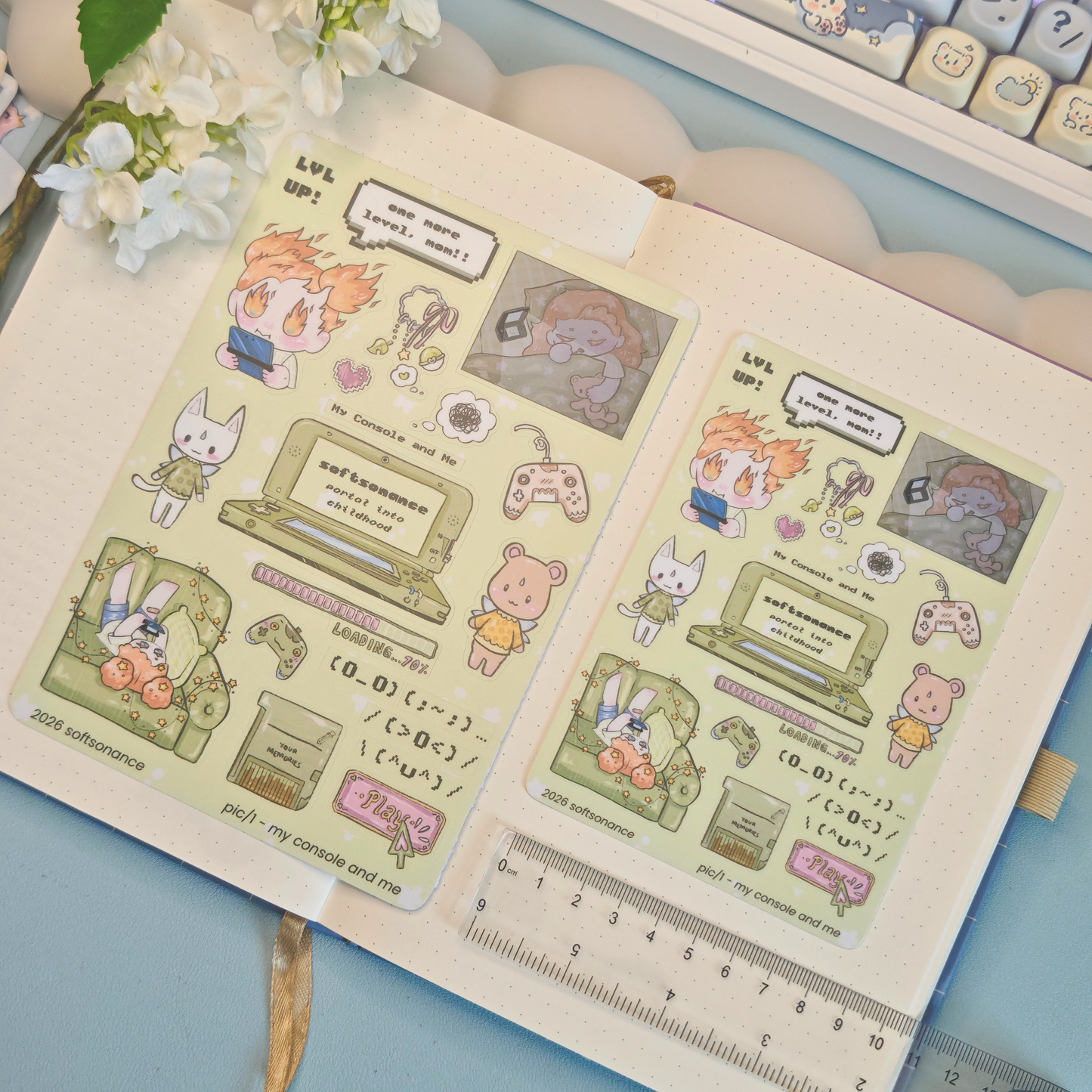 my console & me stickersheet - pic/pt1
