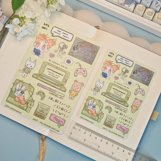 my console & me stickersheet - pic/pt1