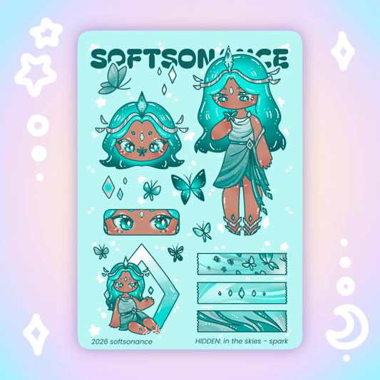 spark stickersheet - h:its