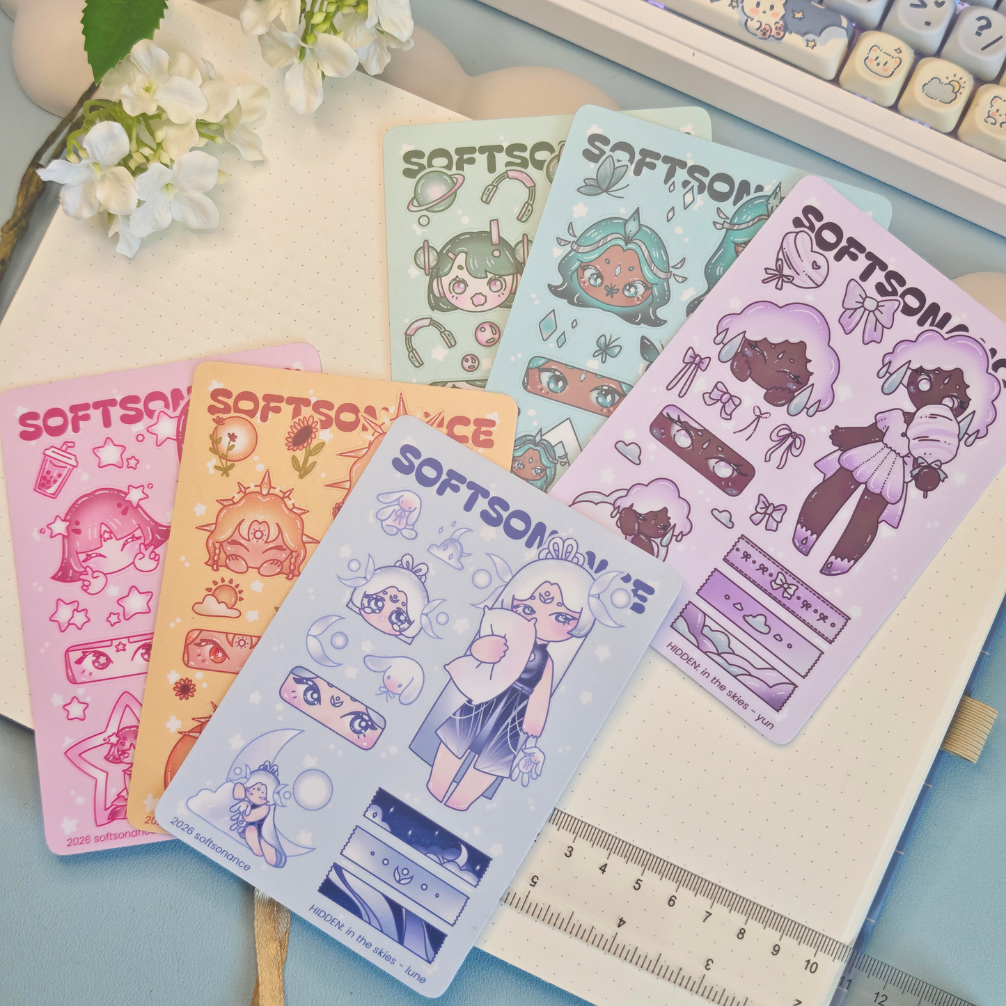 BUNDLE himmel fae stickersheets - h:its (-25%)