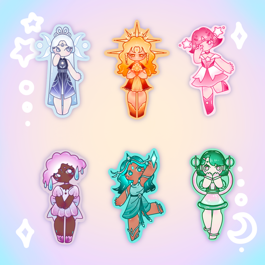 himmel faes holo stickers - h:its