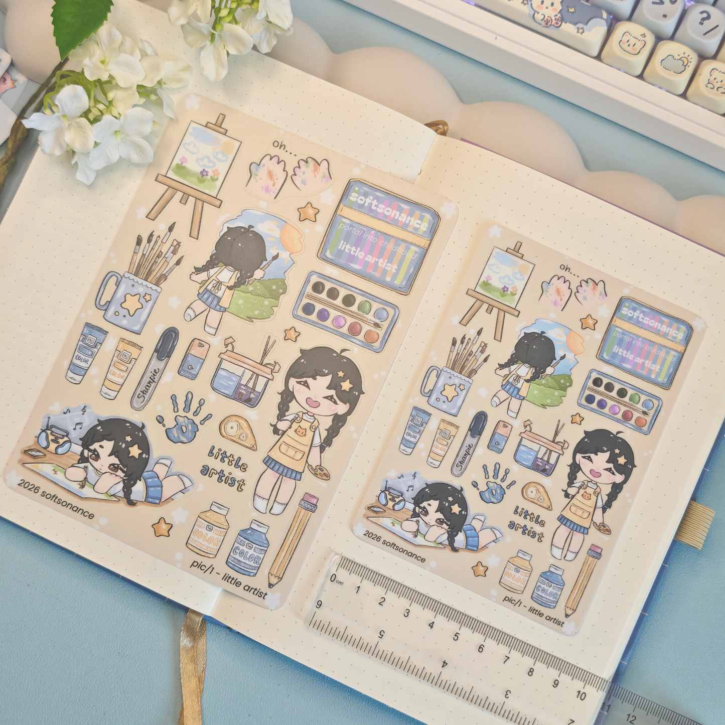little artist stickersheet - pic/pt1