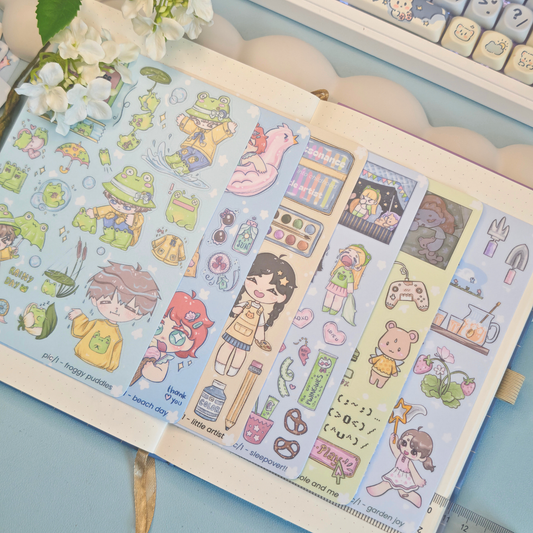 BUNDLE portals into childhood stickersheets - pic/pt1 (-25%)