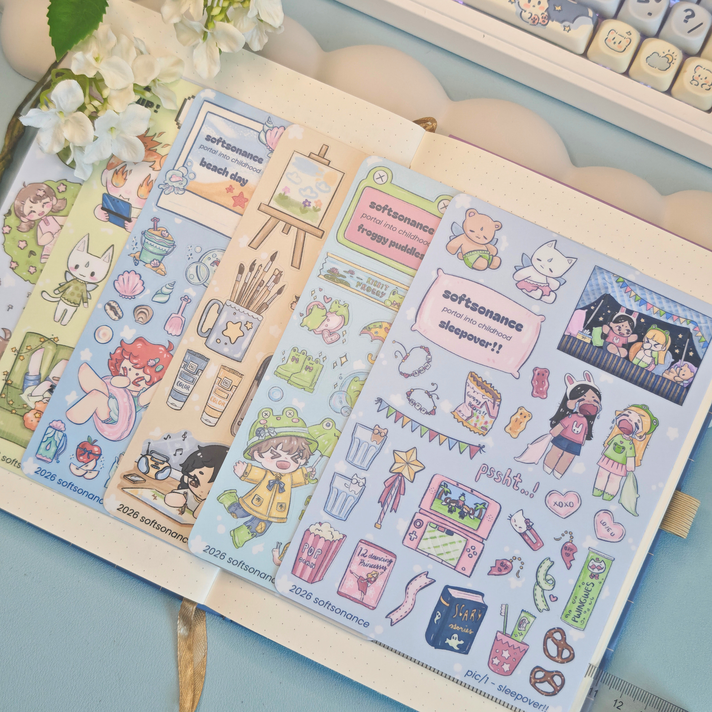 BUNDLE portals into childhood stickersheets - pic/pt1 (-25%)