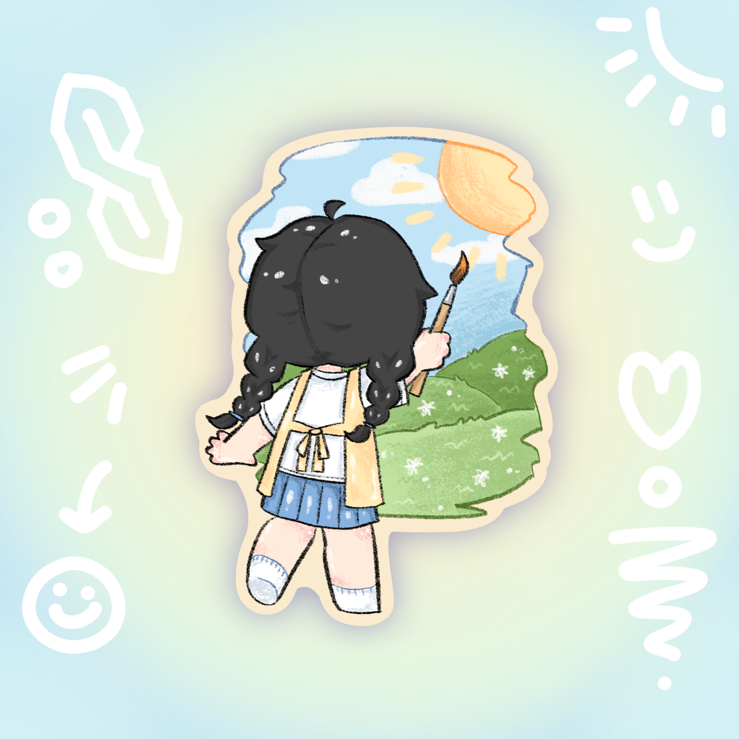 little artist holo stickers - pic/pt1
