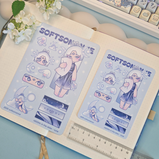 lune stickersheet - h:its