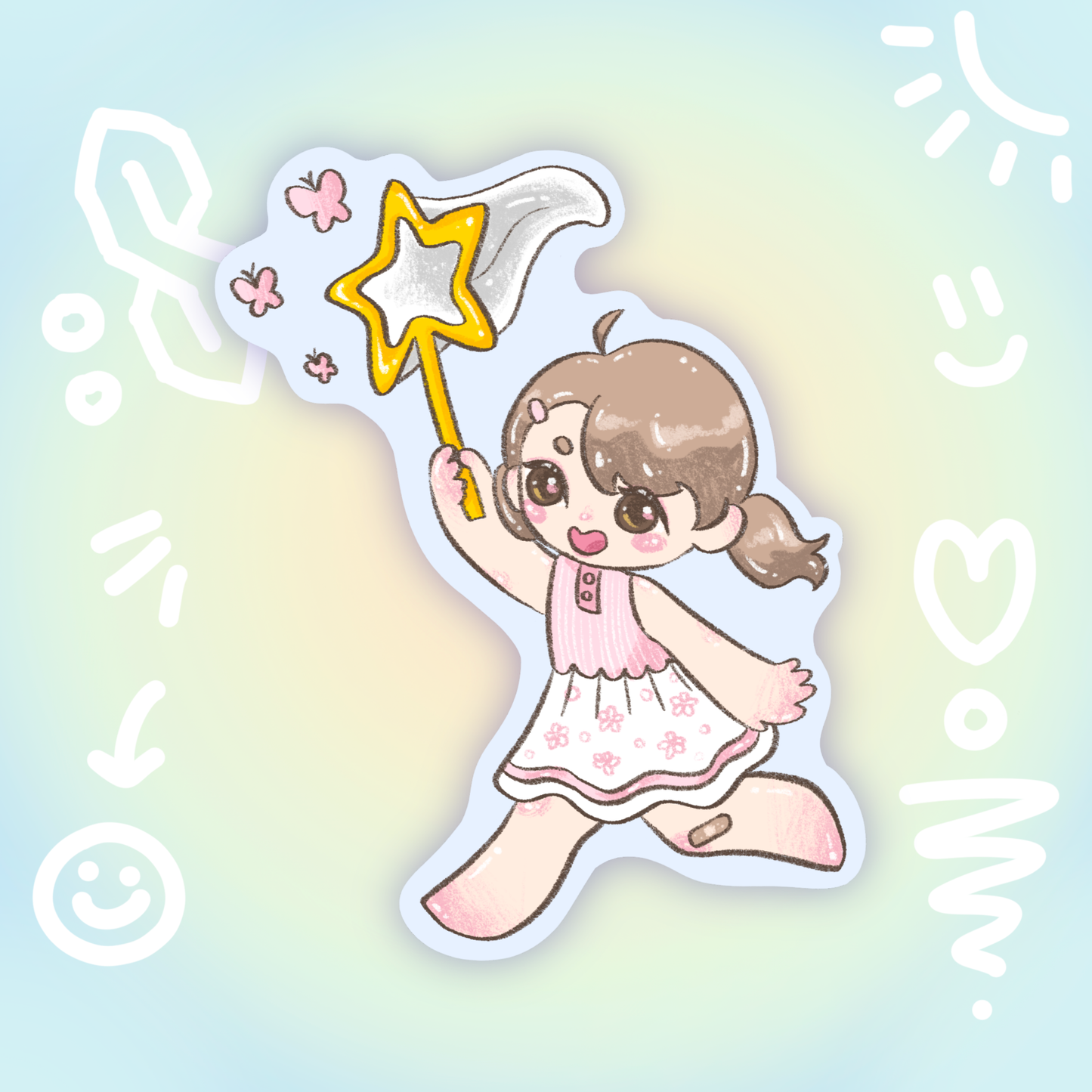 garden joy holo stickers - pic/pt1