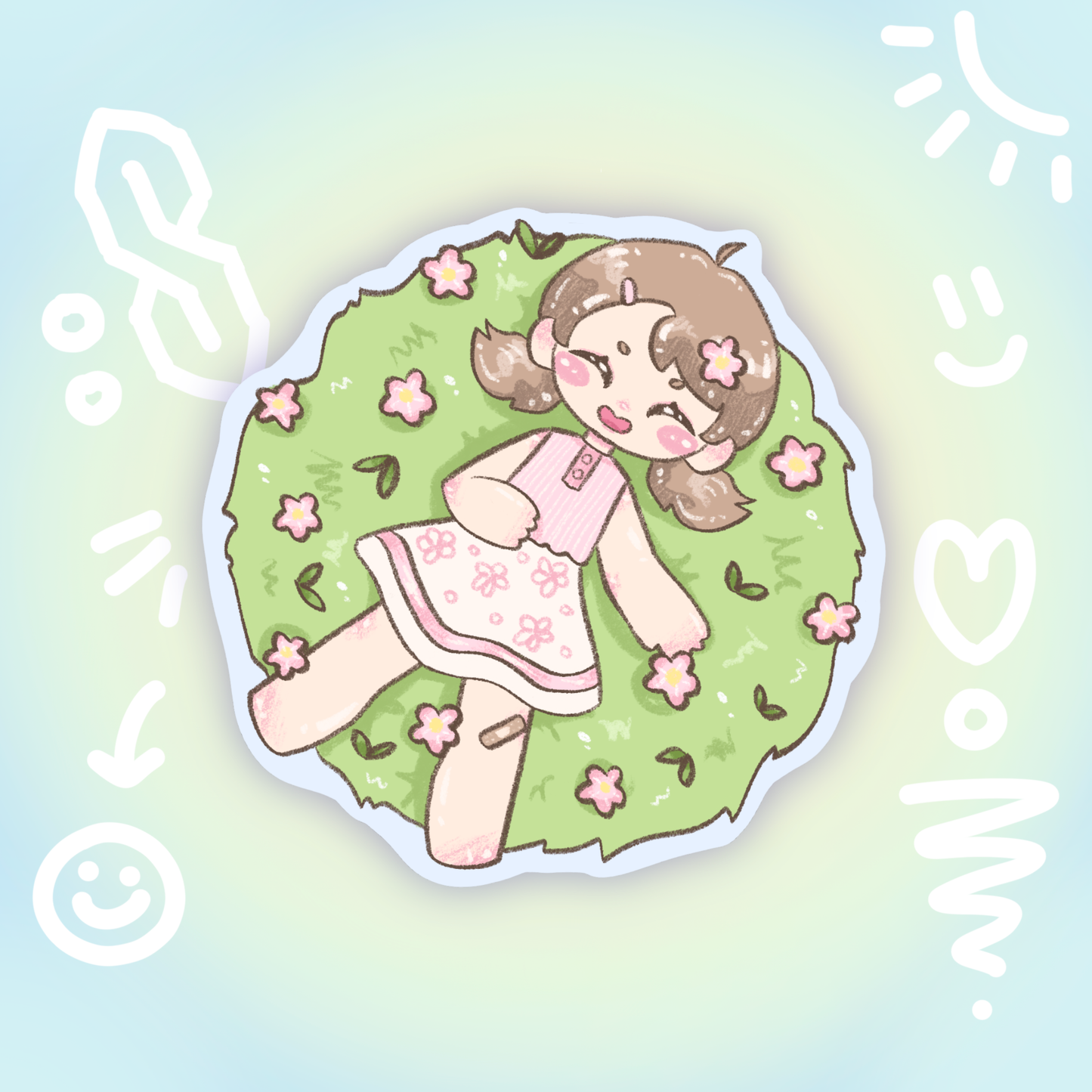 garden joy holo stickers - pic/pt1