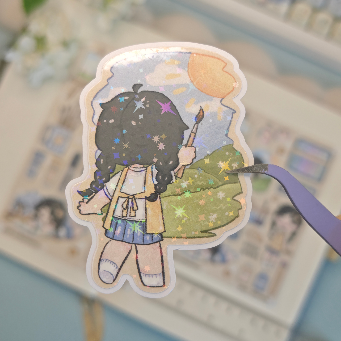 little artist holo stickers - pic/pt1