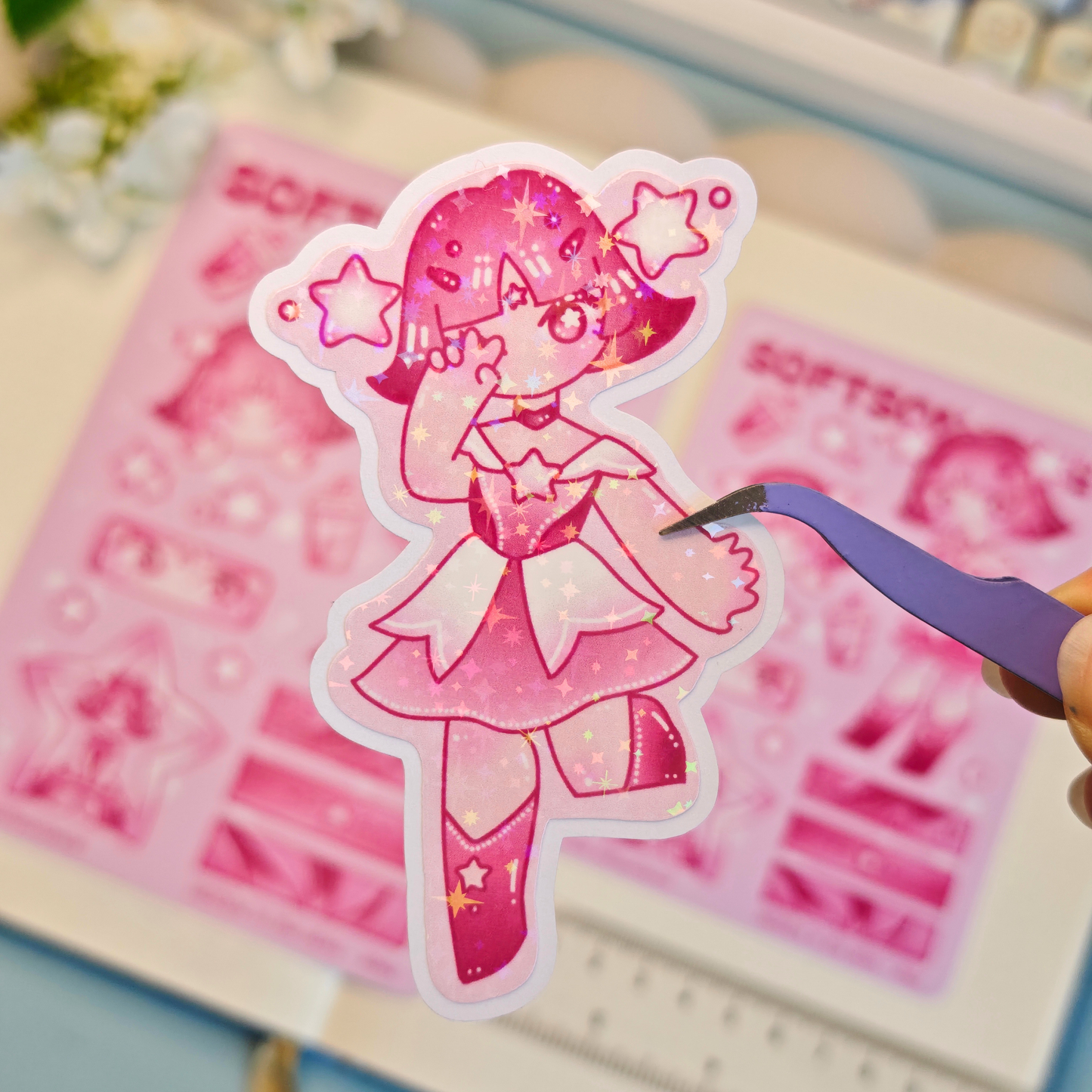 himmel faes holo stickers - h:its