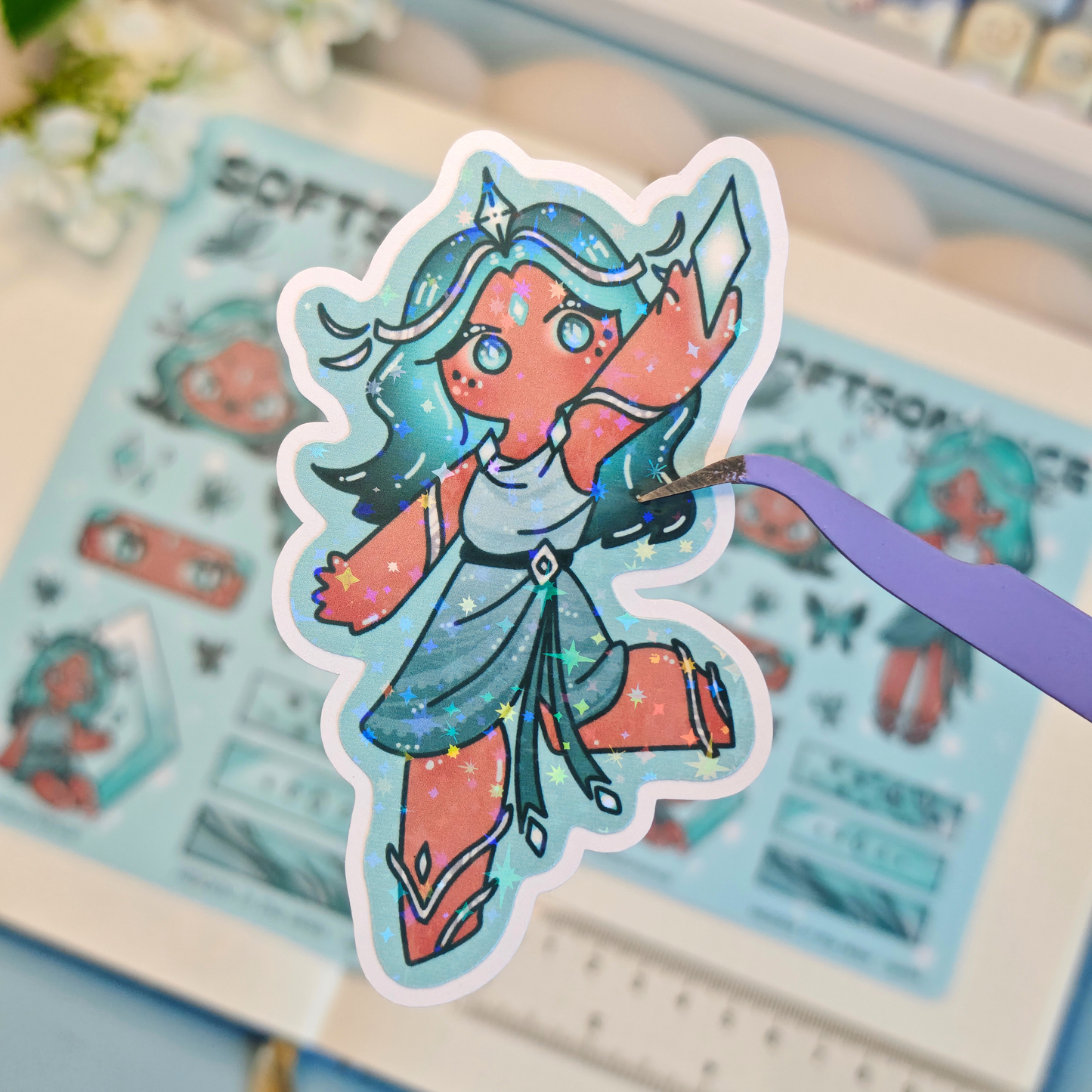 himmel faes holo stickers - h:its