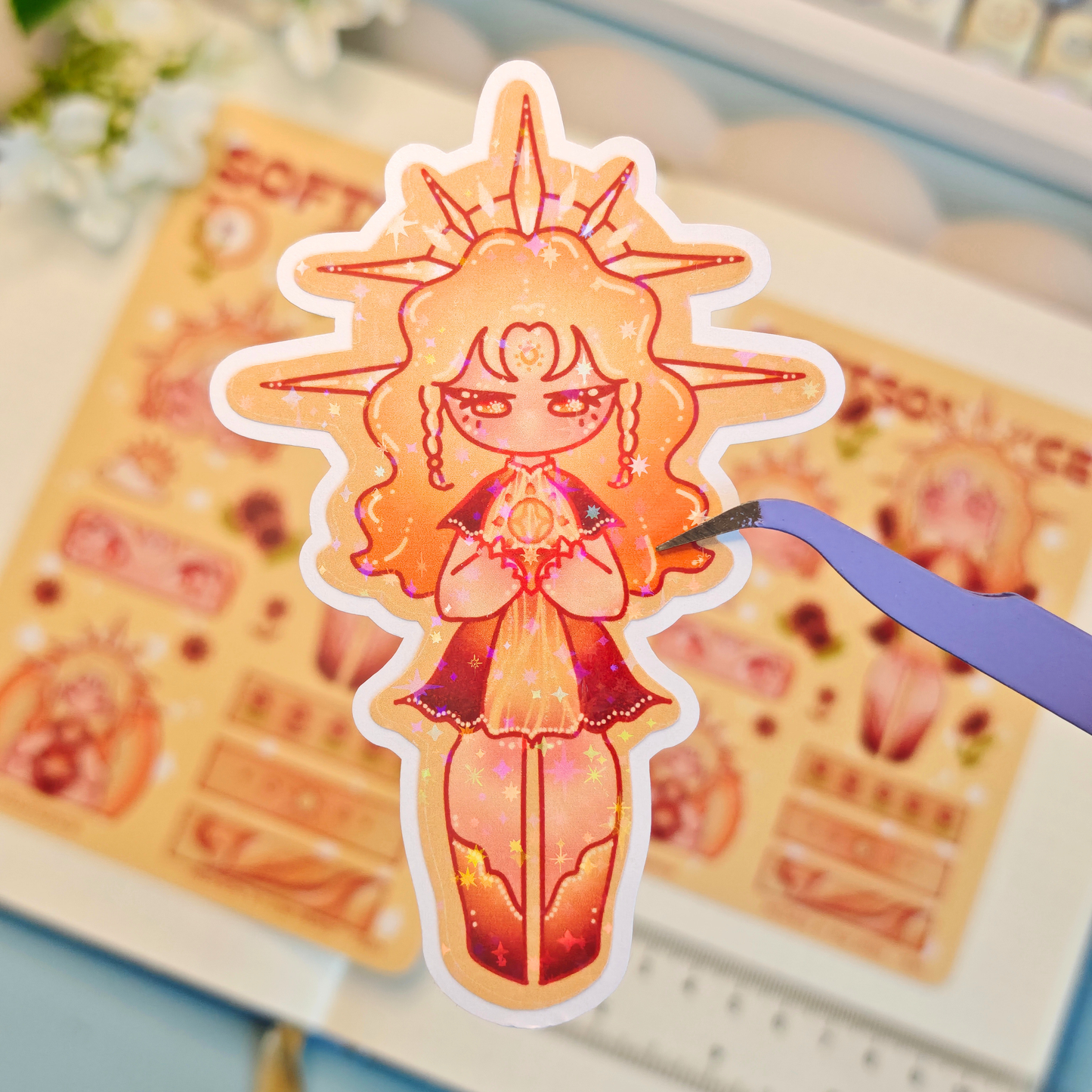 himmel faes holo stickers - h:its