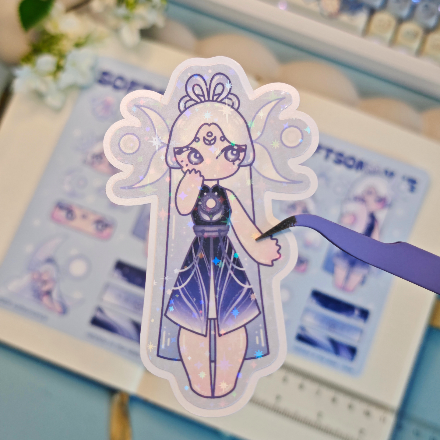 himmel faes holo stickers - h:its