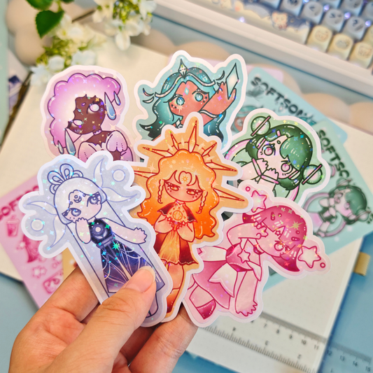 himmel faes holo stickers - h:its
