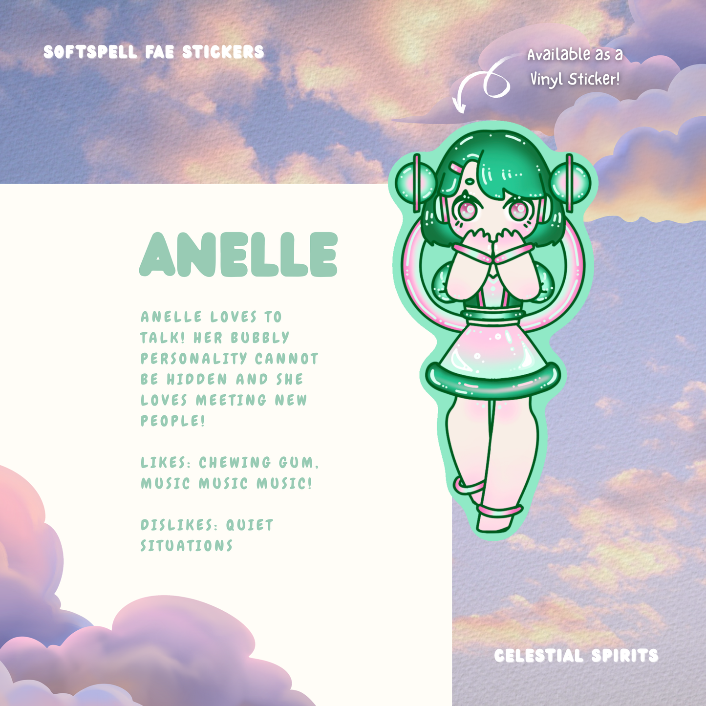anelle's kiosk visit stickersheet - h:its