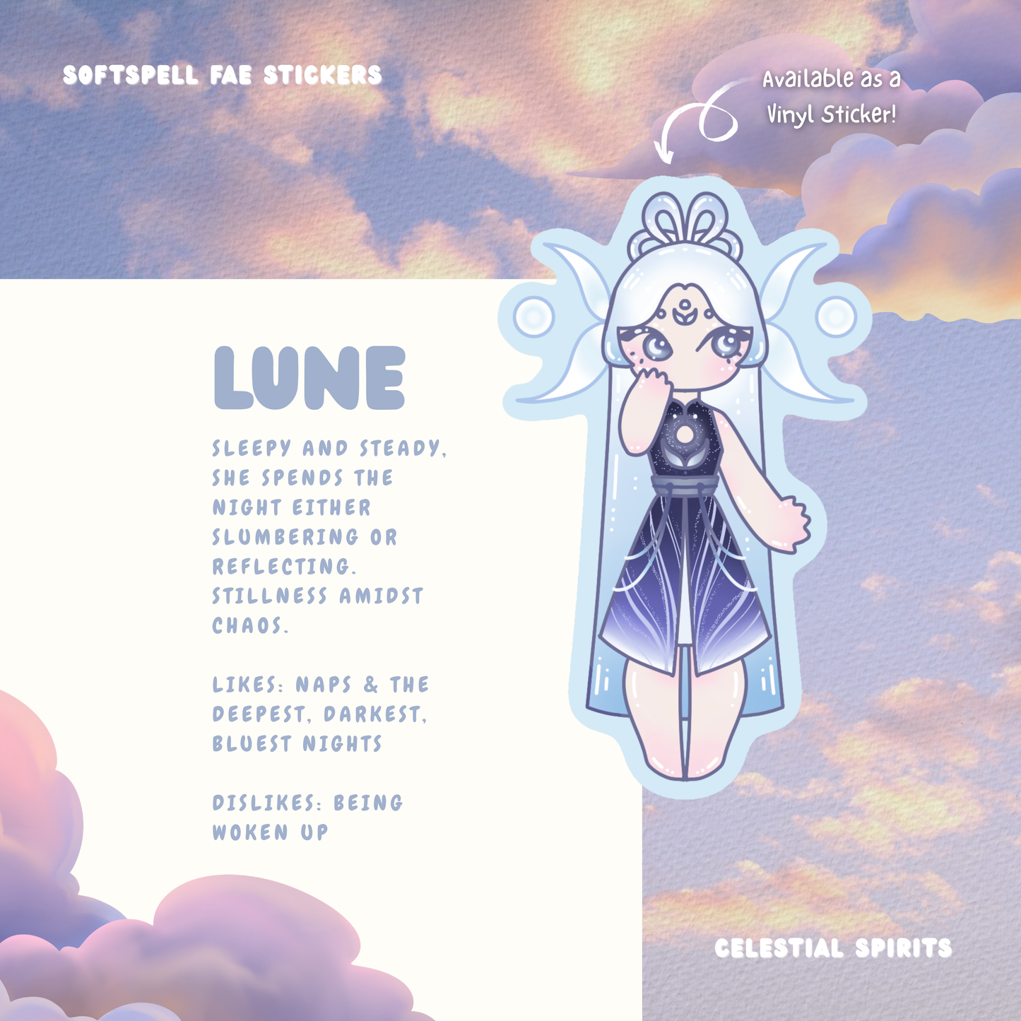 lune's evening routine stickersheet - h:its